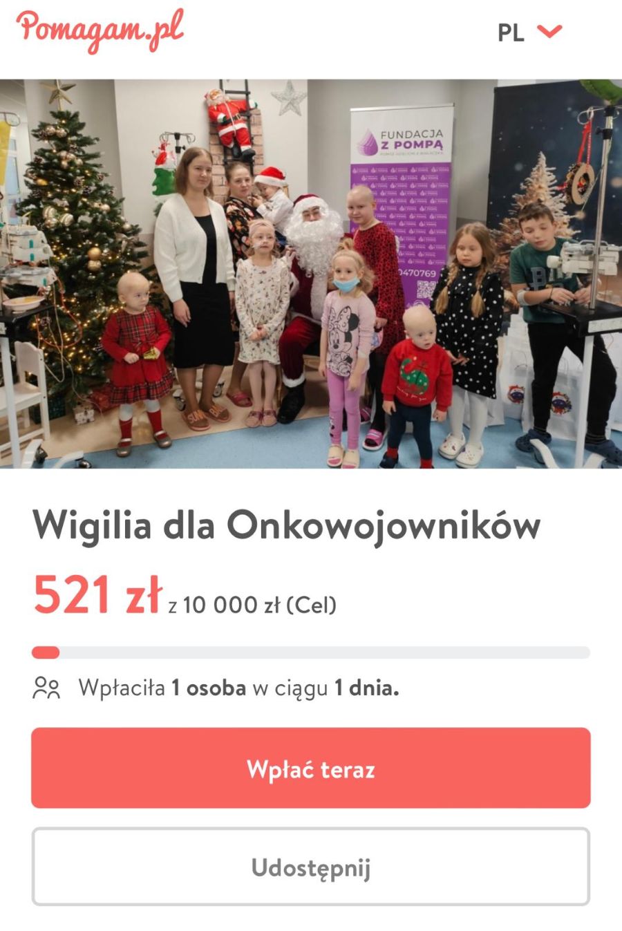 Marzymy o cudownych Świętach. Pomożesz?