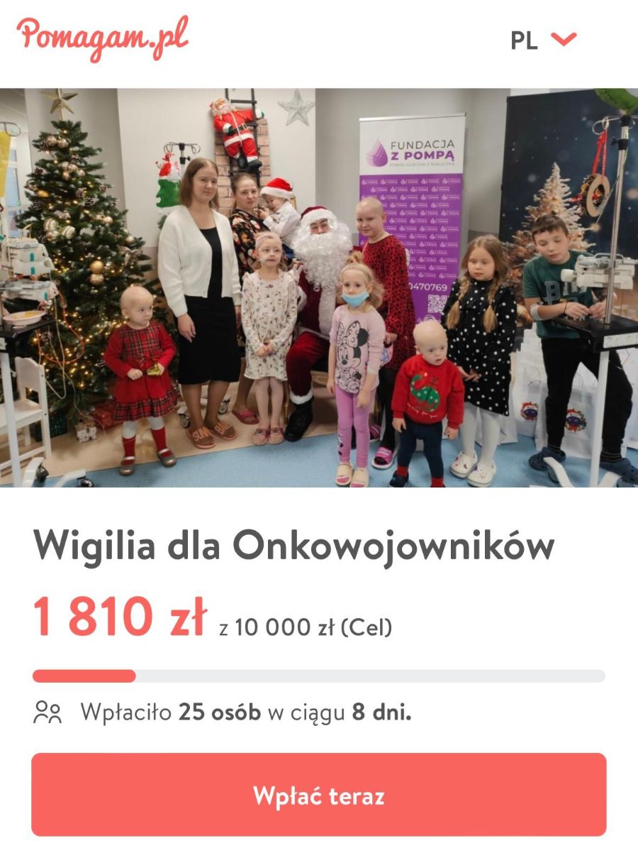 Dołożysz się do naszych Świąt?